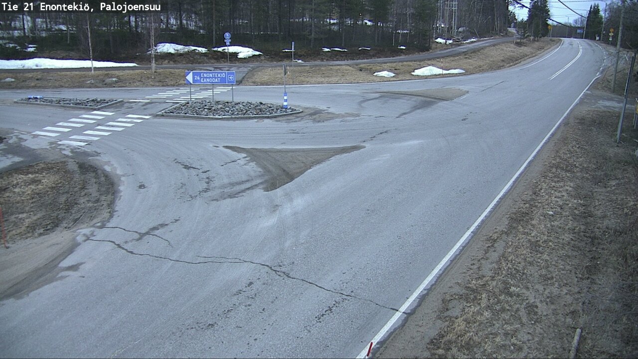Weather Camera Image Väg 21 Enontekis, Palojoensuu, Enontekiö, Lappi