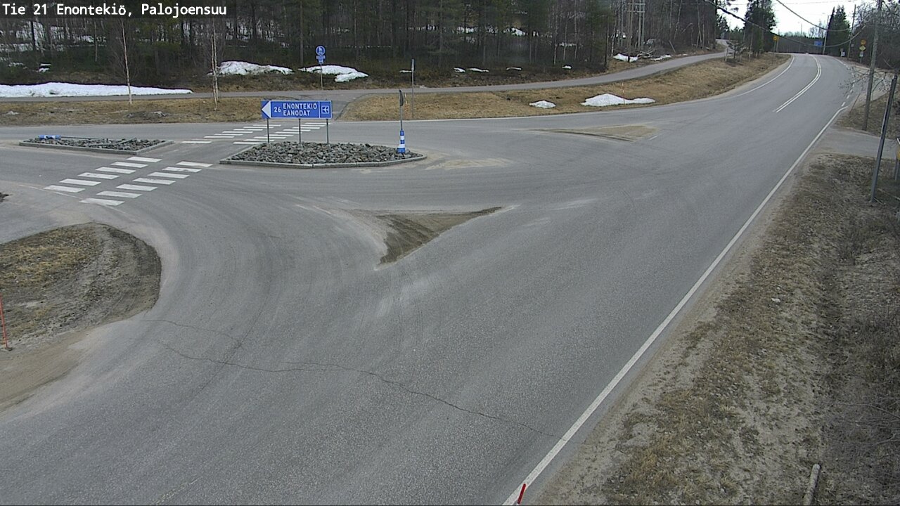 Weather Camera Image Väg 21 Enontekis, Palojoensuu, Enontekiö, Lappi