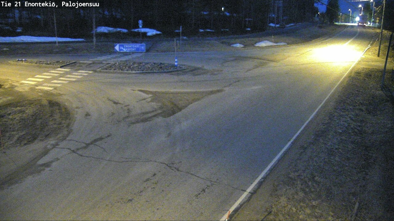 Weather Camera Image Väg 21 Enontekis, Palojoensuu, Enontekiö, Lappi