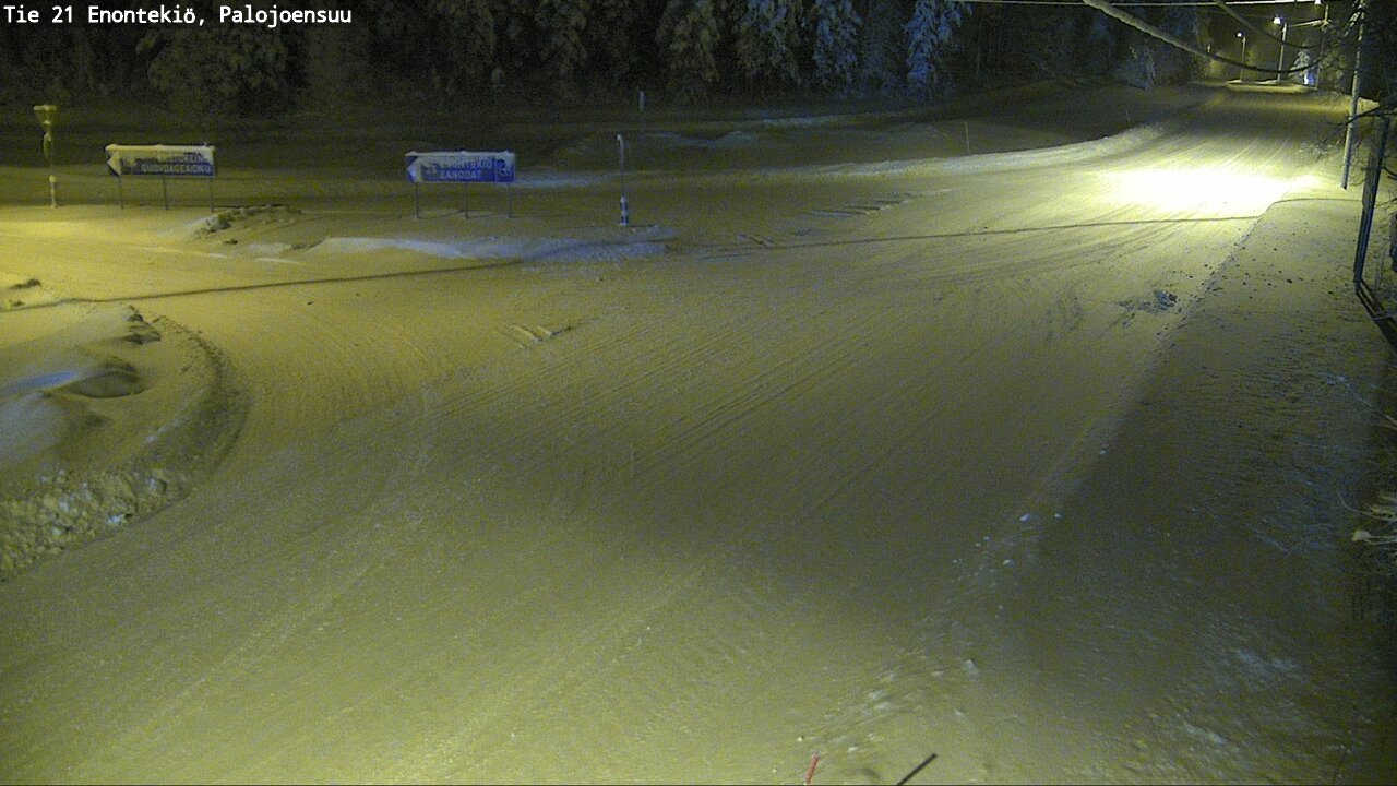 Weather Camera Image Väg 21 Enontekis, Palojoensuu, Enontekiö, Lappi
