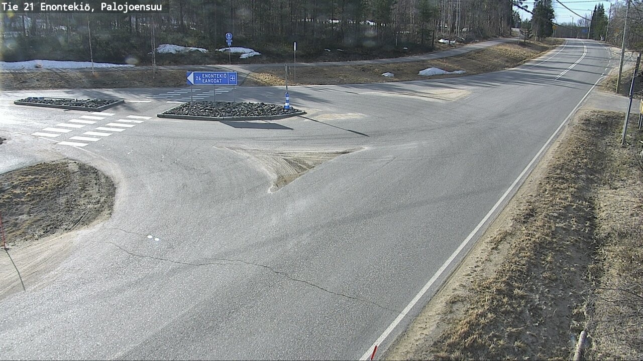 Weather Camera Image Road 21 Enontekiö, Palojoensuu, Enontekiö, Lappi