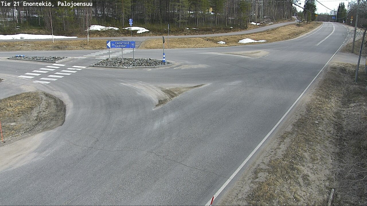 Weather Camera Image Väg 21 Enontekis, Palojoensuu, Enontekiö, Lappi