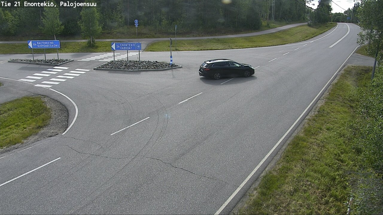 Weather Camera Image Road 21 Enontekiö, Palojoensuu, Enontekiö, Lappi