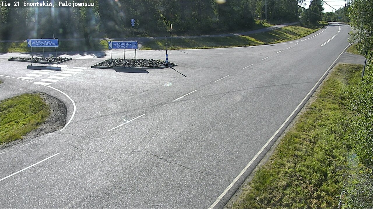 Weather Camera Image Väg 21 Enontekis, Palojoensuu, Enontekiö, Lappi
