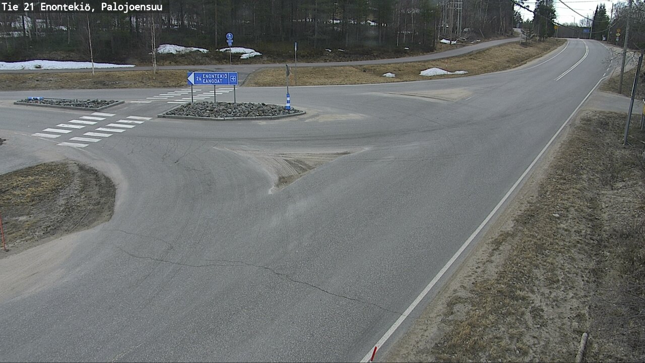 Weather Camera Image Road 21 Enontekiö, Palojoensuu, Enontekiö, Lappi