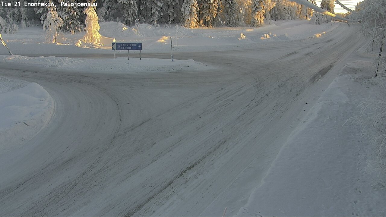 Weather Camera Image Väg 21 Enontekis, Palojoensuu, Enontekiö, Lappi