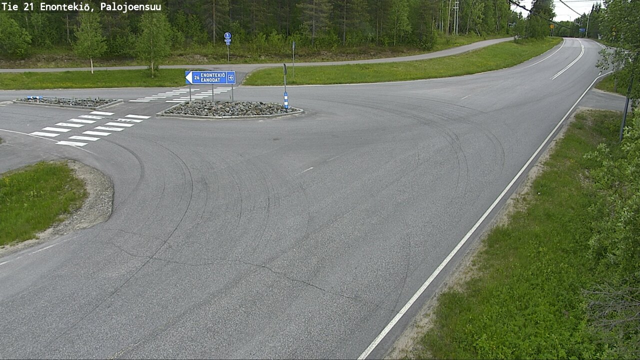 Weather Camera Image Road 21 Enontekiö, Palojoensuu, Enontekiö, Lappi