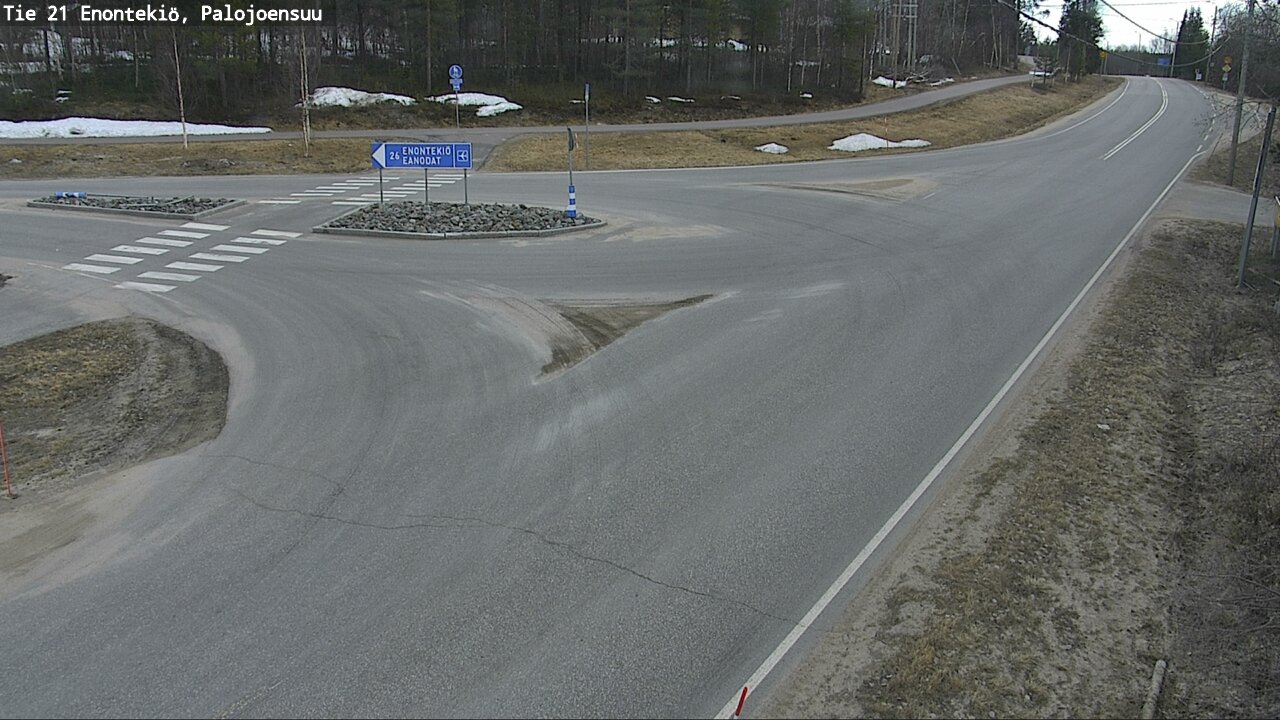 Weather Camera Image Väg 21 Enontekis, Palojoensuu, Enontekiö, Lappi