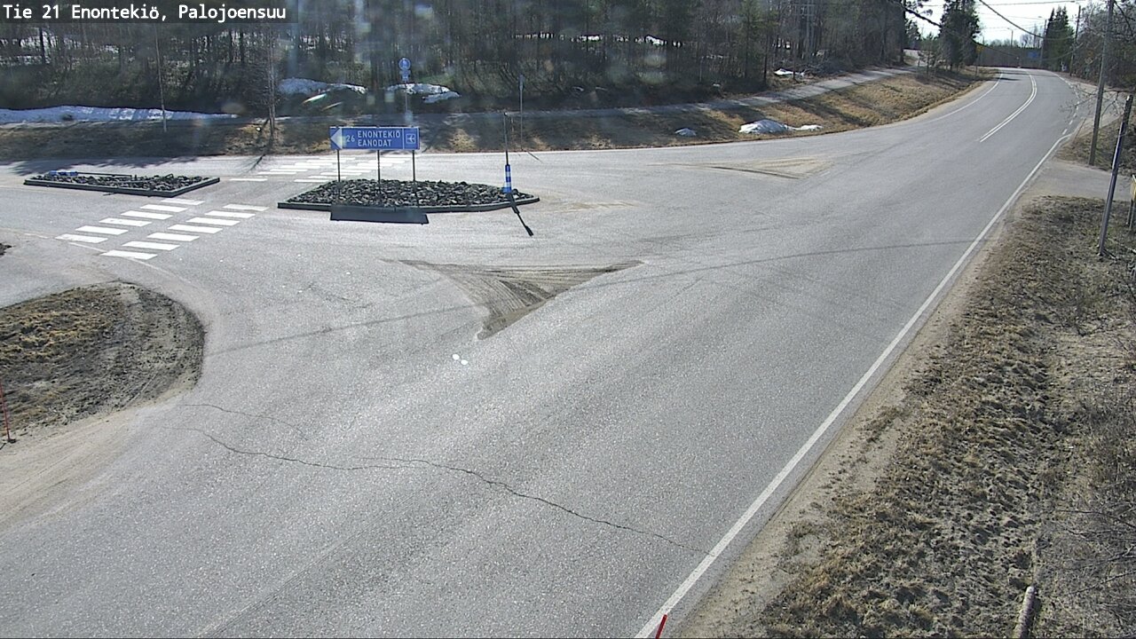 Weather Camera Image Road 21 Enontekiö, Palojoensuu, Enontekiö, Lappi