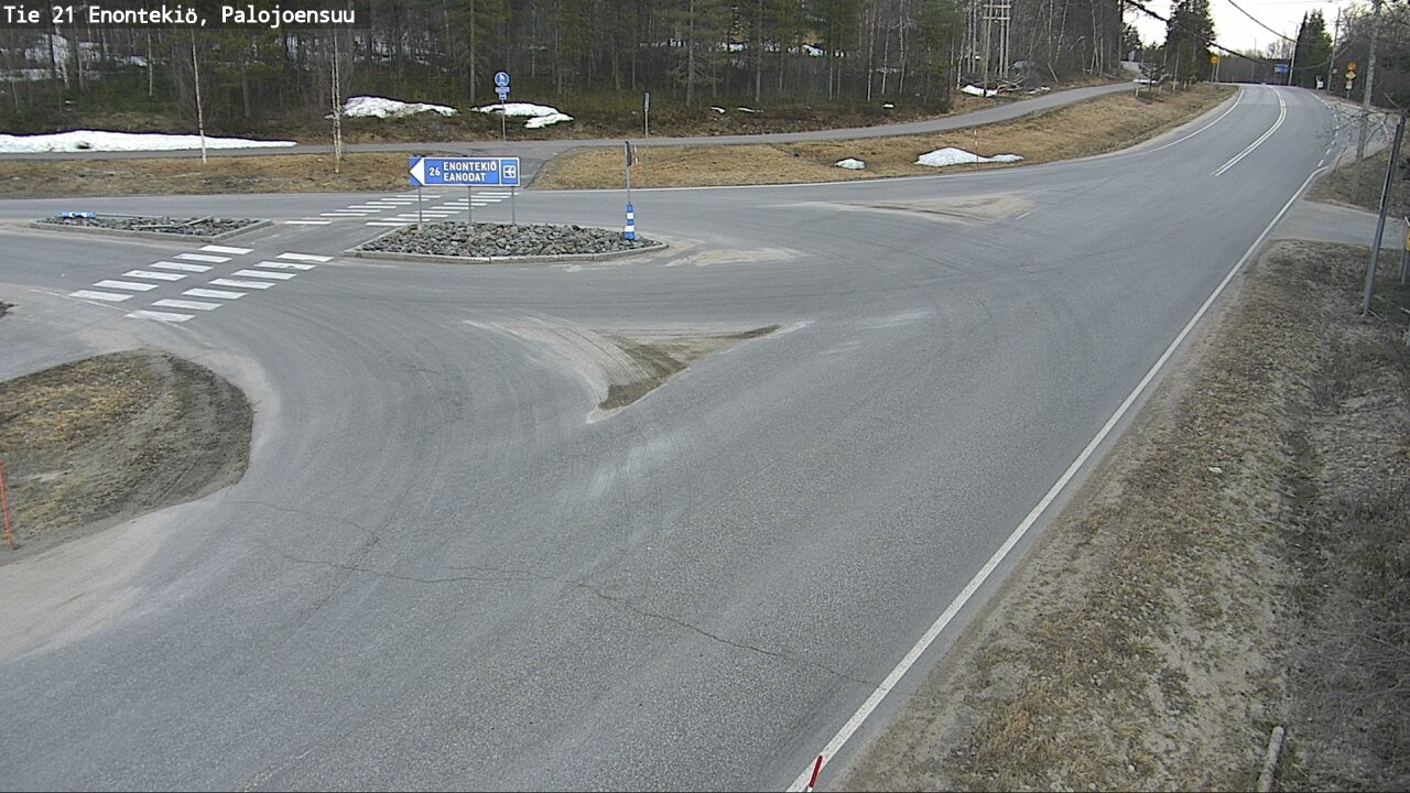 Weather Camera Image Väg 21 Enontekis, Palojoensuu, Enontekiö, Lappi
