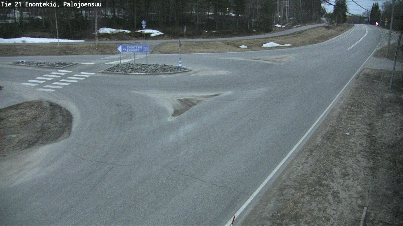 Weather Camera Image Road 21 Enontekiö, Palojoensuu, Enontekiö, Lappi