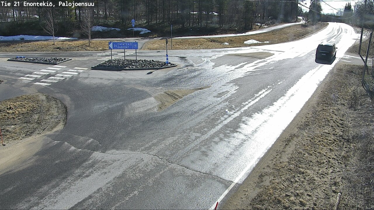 Weather Camera Image Road 21 Enontekiö, Palojoensuu, Enontekiö, Lappi