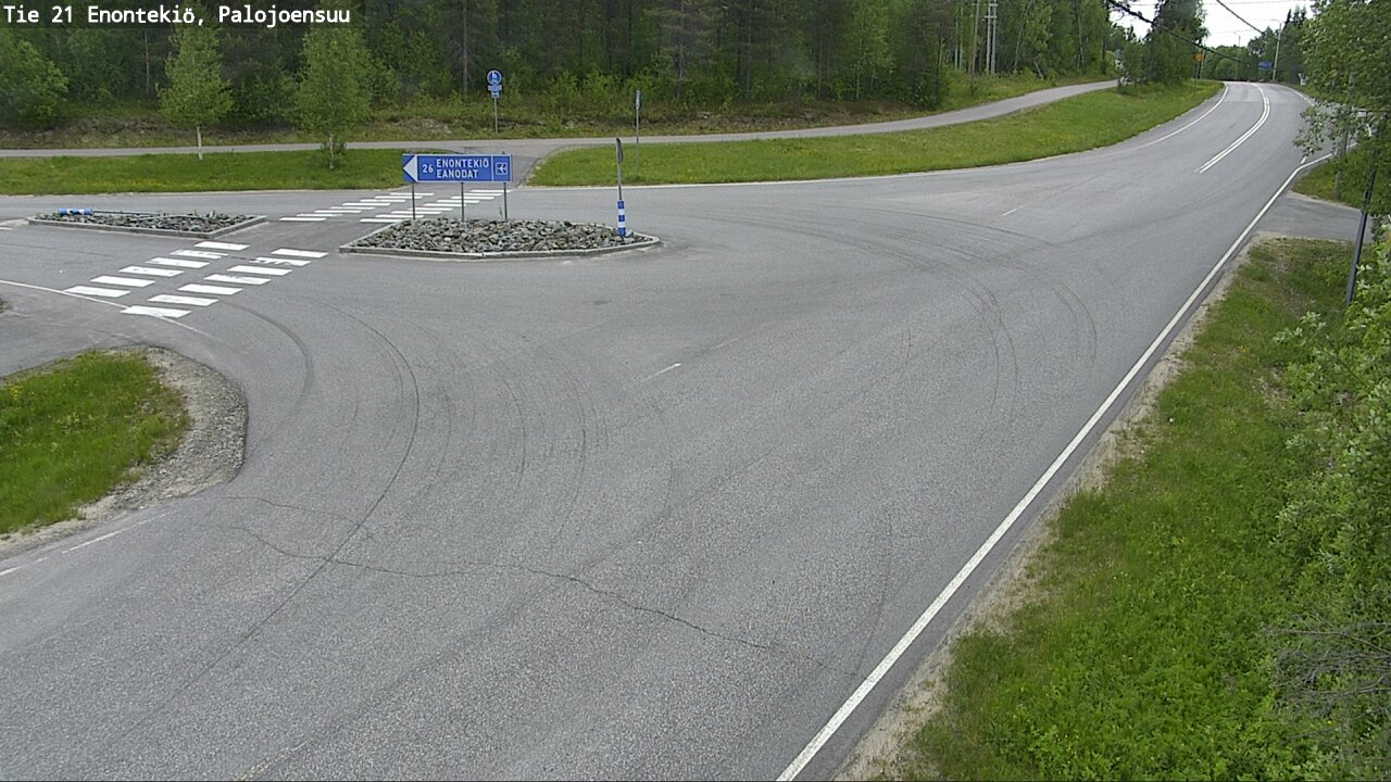 Weather Camera Image Road 21 Enontekiö, Palojoensuu, Enontekiö, Lappi