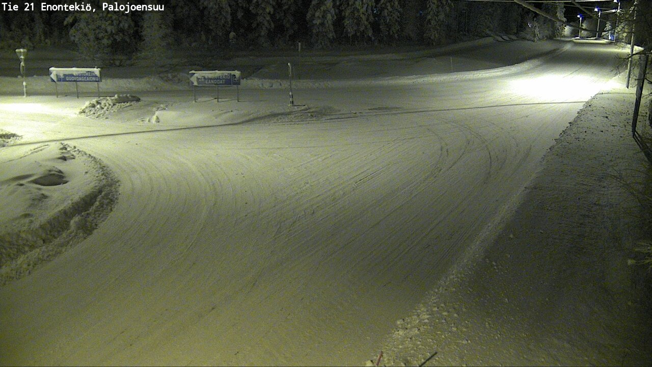 Weather Camera Image Väg 21 Enontekis, Palojoensuu, Enontekiö, Lappi
