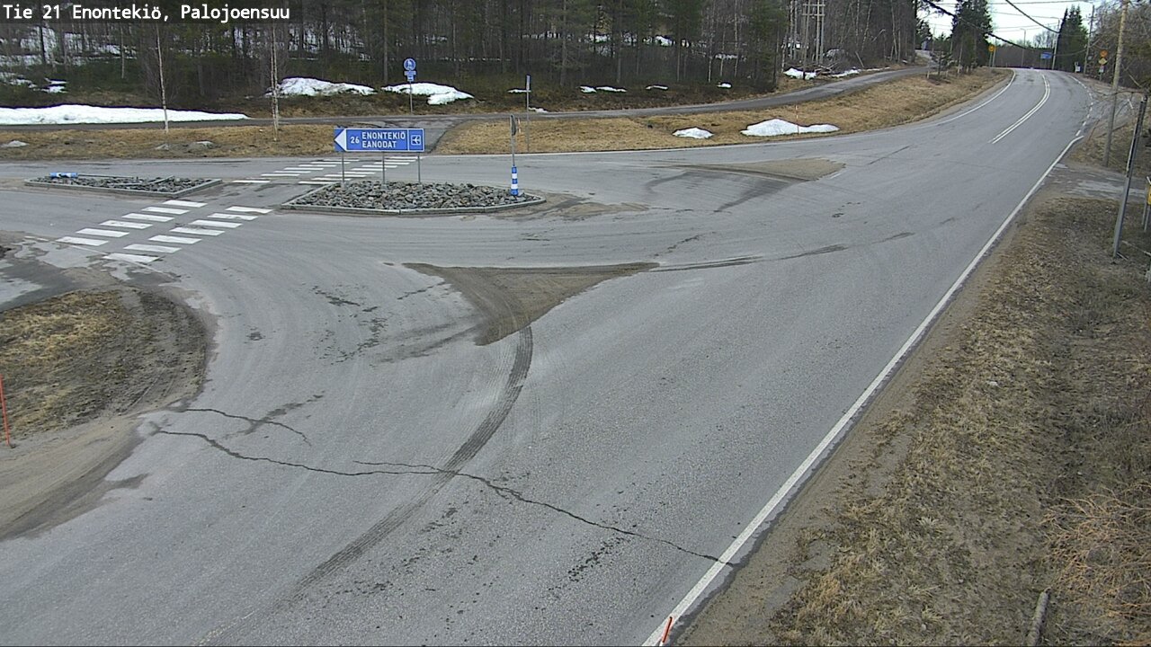 Weather Camera Image Väg 21 Enontekis, Palojoensuu, Enontekiö, Lappi