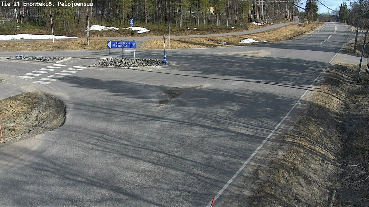 Weather Camera Image Väg 21 Enontekis, Palojoensuu, Enontekiö, Lappi