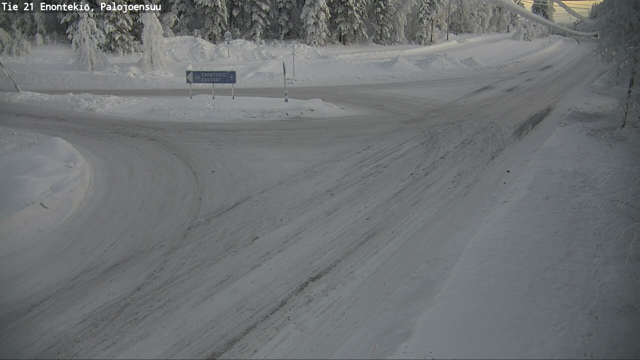 Weather Camera Image Road 21 Enontekiö, Palojoensuu, Enontekiö, Lappi