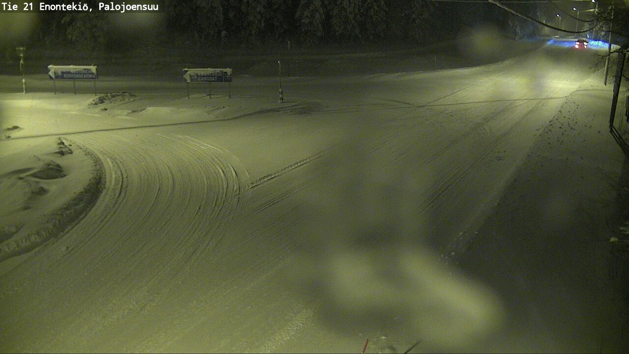 Weather Camera Image Väg 21 Enontekis, Palojoensuu, Enontekiö, Lappi