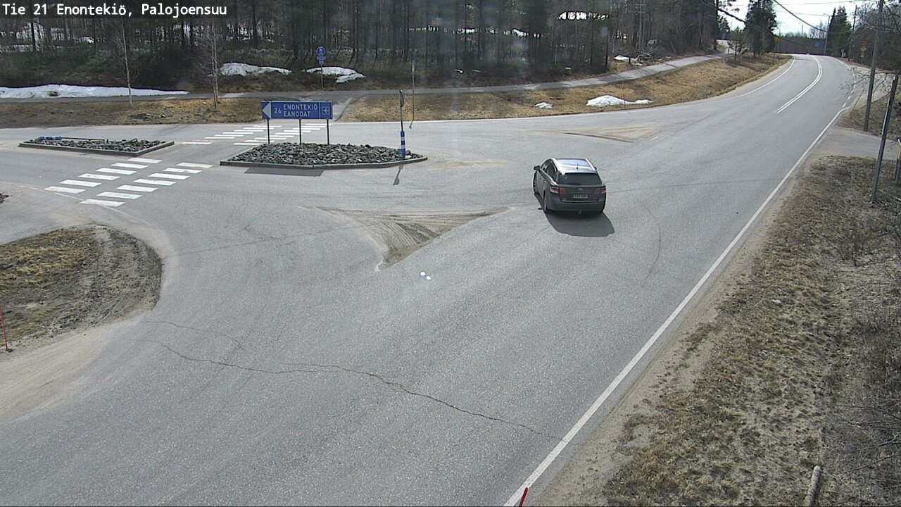 Weather Camera Image Road 21 Enontekiö, Palojoensuu, Enontekiö, Lappi