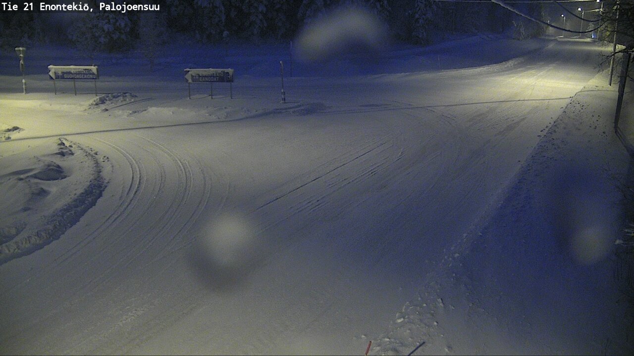 Weather Camera Image Väg 21 Enontekis, Palojoensuu, Enontekiö, Lappi