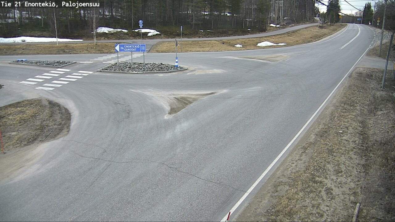 Weather Camera Image Road 21 Enontekiö, Palojoensuu, Enontekiö, Lappi