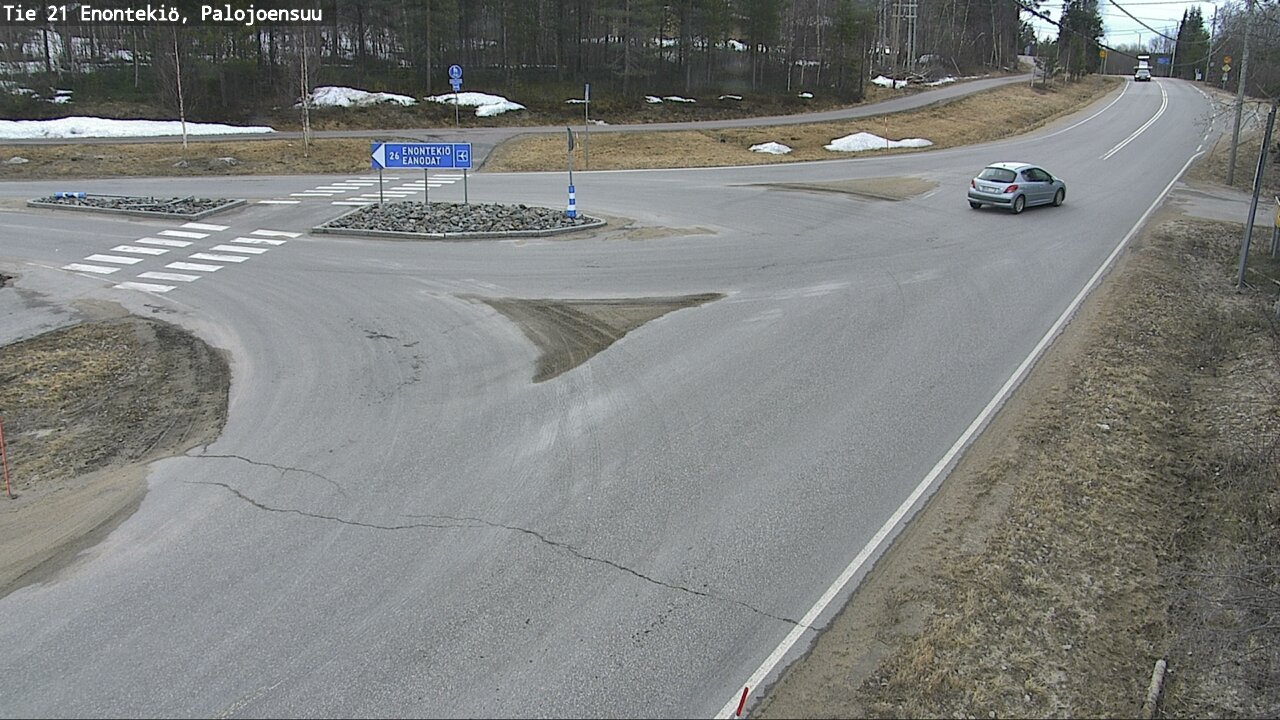 Weather Camera Image Väg 21 Enontekis, Palojoensuu, Enontekiö, Lappi