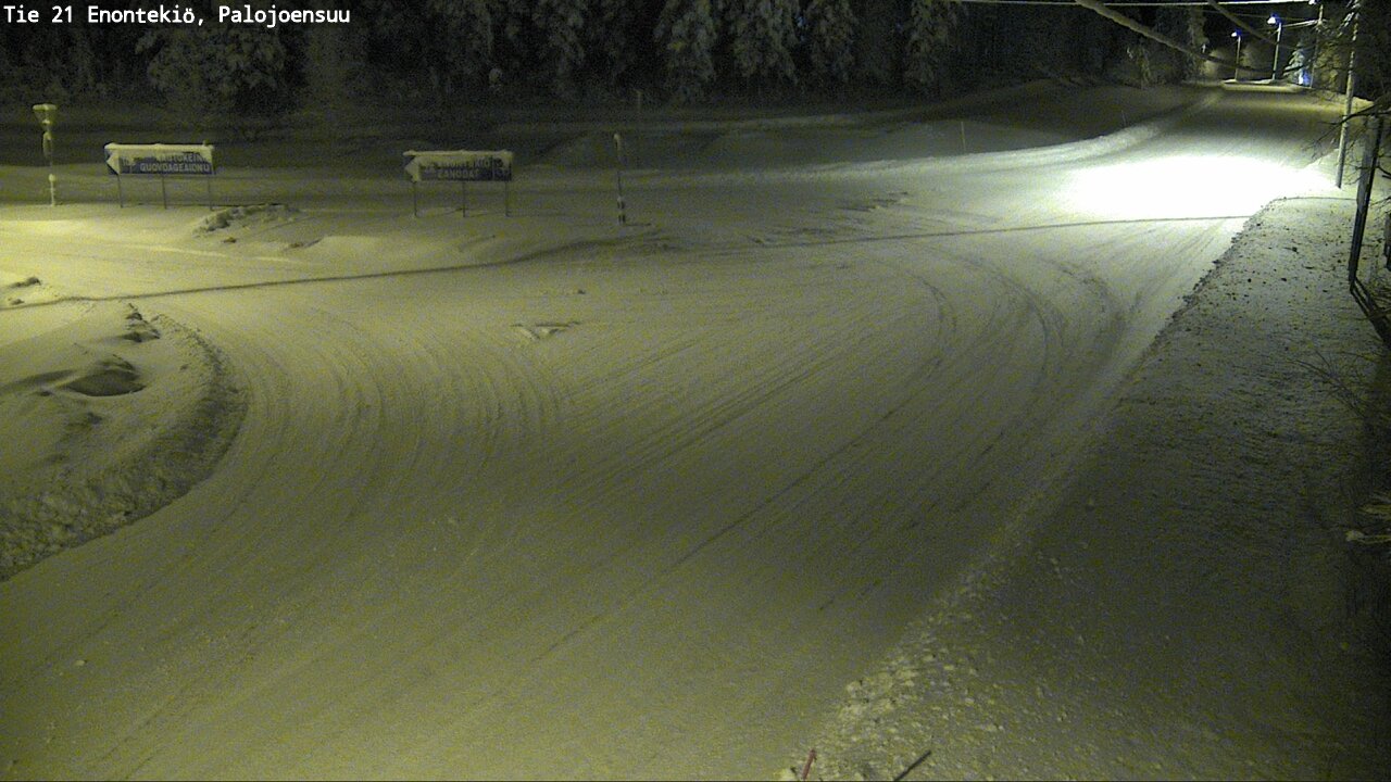 Weather Camera Image Väg 21 Enontekis, Palojoensuu, Enontekiö, Lappi
