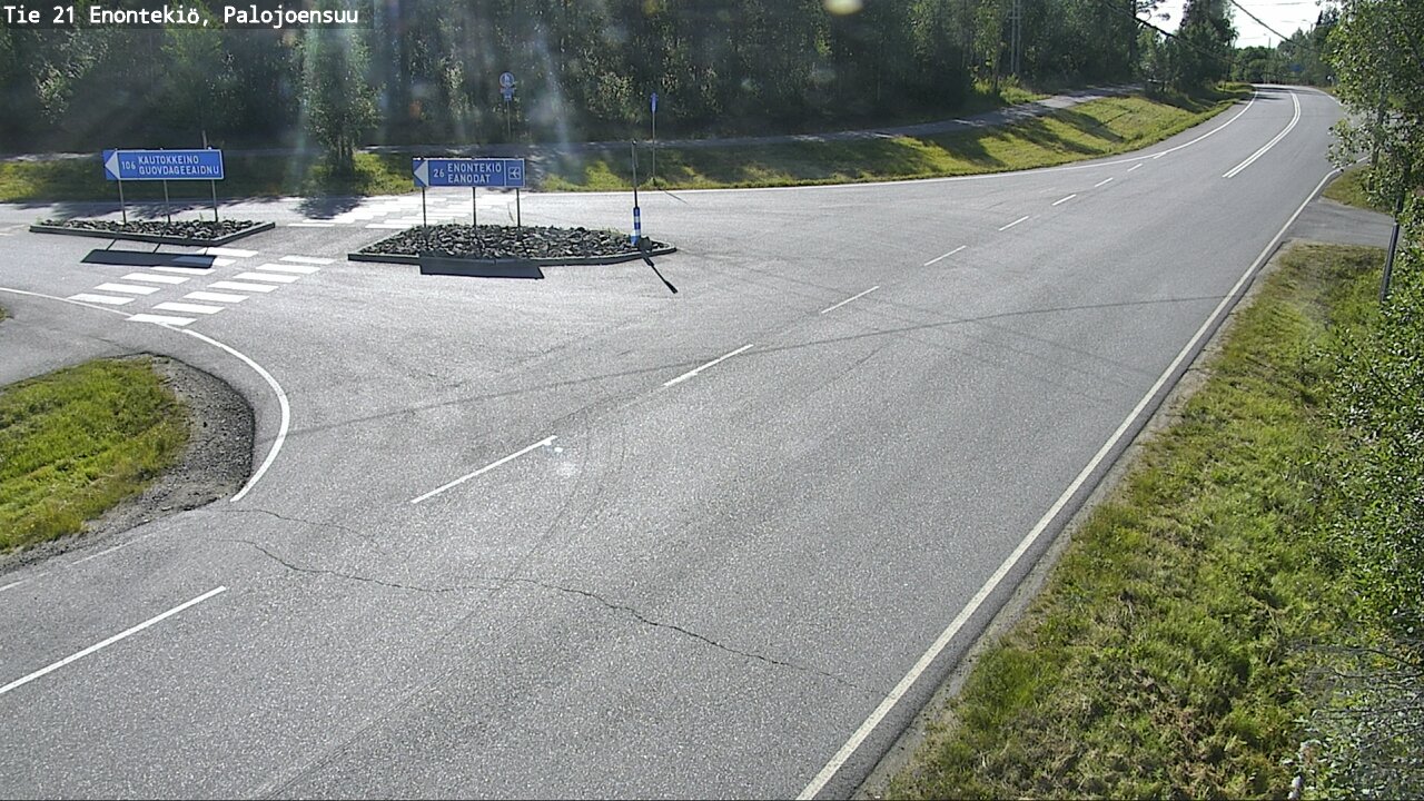 Weather Camera Image Väg 21 Enontekis, Palojoensuu, Enontekiö, Lappi