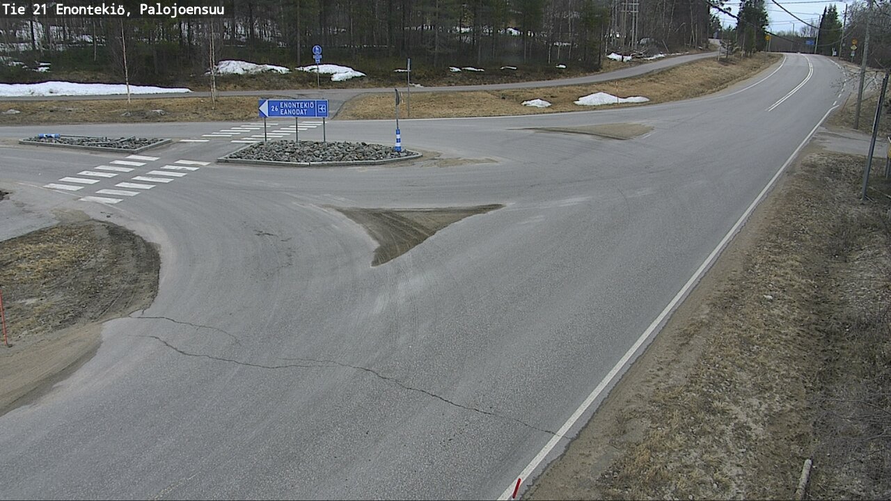 Weather Camera Image Väg 21 Enontekis, Palojoensuu, Enontekiö, Lappi