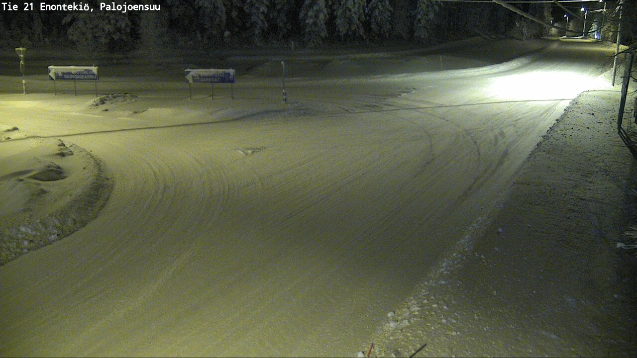 Weather Camera Image Väg 21 Enontekis, Palojoensuu, Enontekiö, Lappi