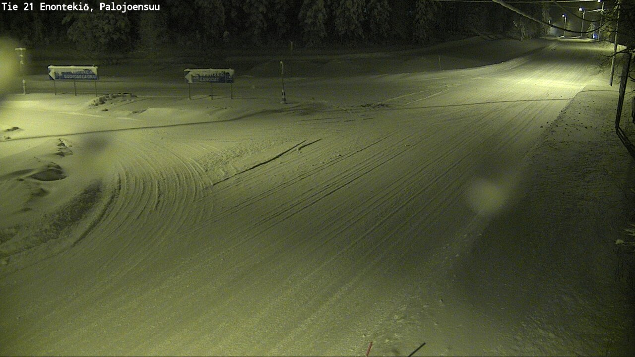 Weather Camera Image Väg 21 Enontekis, Palojoensuu, Enontekiö, Lappi