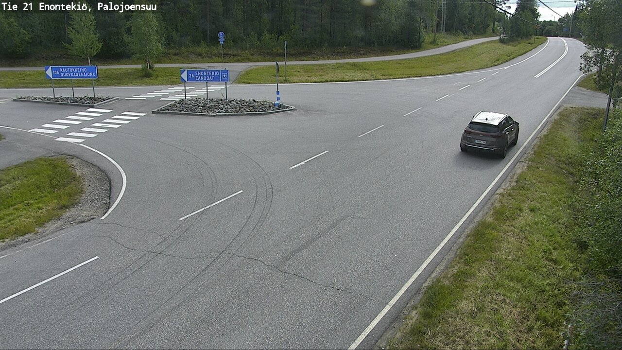 Weather Camera Image Road 21 Enontekiö, Palojoensuu, Enontekiö, Lappi