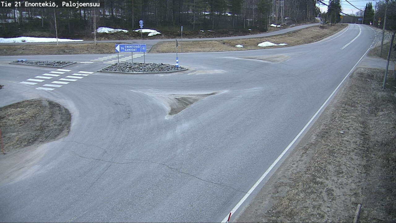 Weather Camera Image Road 21 Enontekiö, Palojoensuu, Enontekiö, Lappi