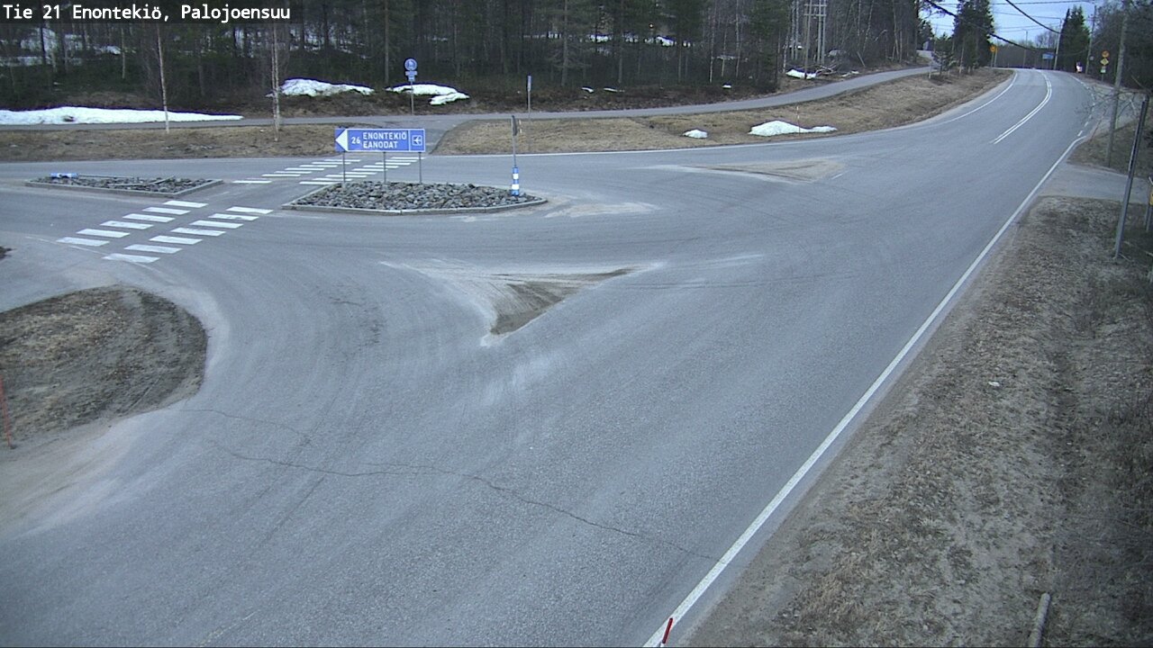Weather Camera Image Road 21 Enontekiö, Palojoensuu, Enontekiö, Lappi