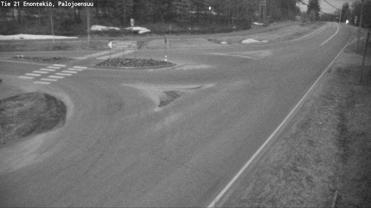 Weather Camera Image Road 21 Enontekiö, Palojoensuu, Enontekiö, Lappi
