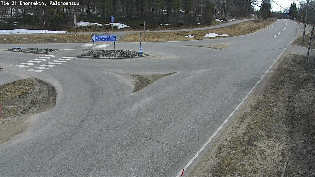 Weather Camera Image Väg 21 Enontekis, Palojoensuu, Enontekiö, Lappi
