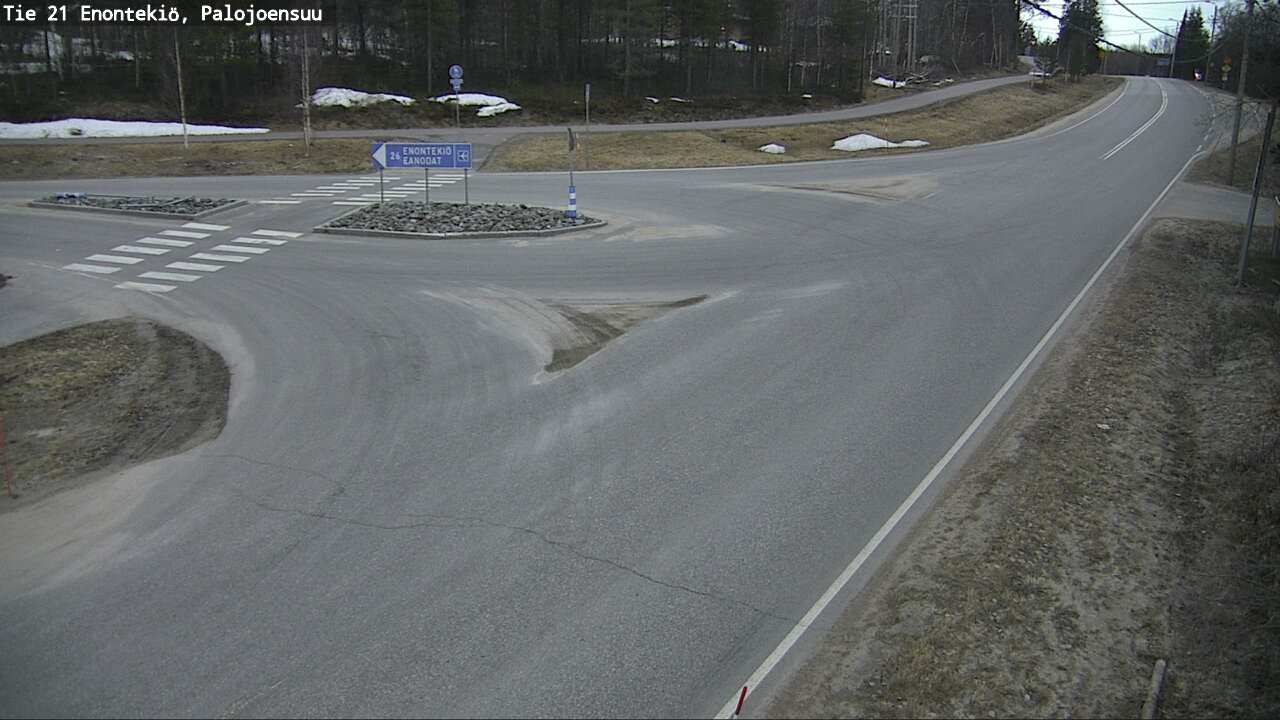Weather Camera Image Väg 21 Enontekis, Palojoensuu, Enontekiö, Lappi
