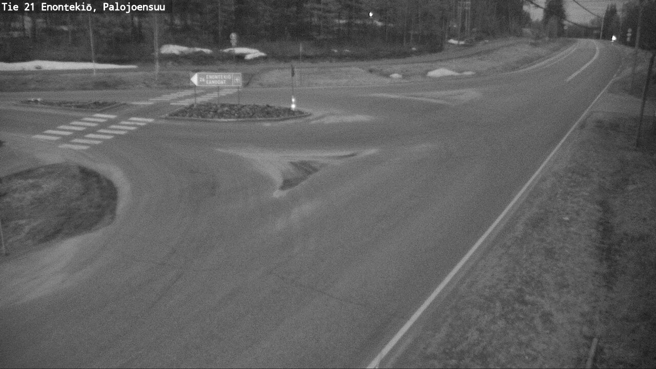 Weather Camera Image Road 21 Enontekiö, Palojoensuu, Enontekiö, Lappi