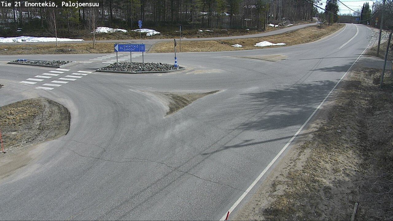 Weather Camera Image Väg 21 Enontekis, Palojoensuu, Enontekiö, Lappi