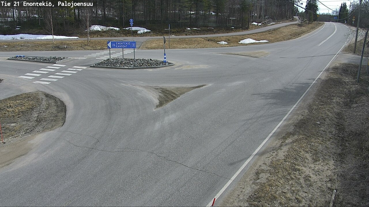Weather Camera Image Väg 21 Enontekis, Palojoensuu, Enontekiö, Lappi