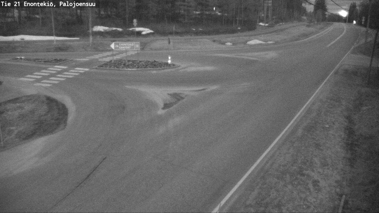Weather Camera Image Road 21 Enontekiö, Palojoensuu, Enontekiö, Lappi