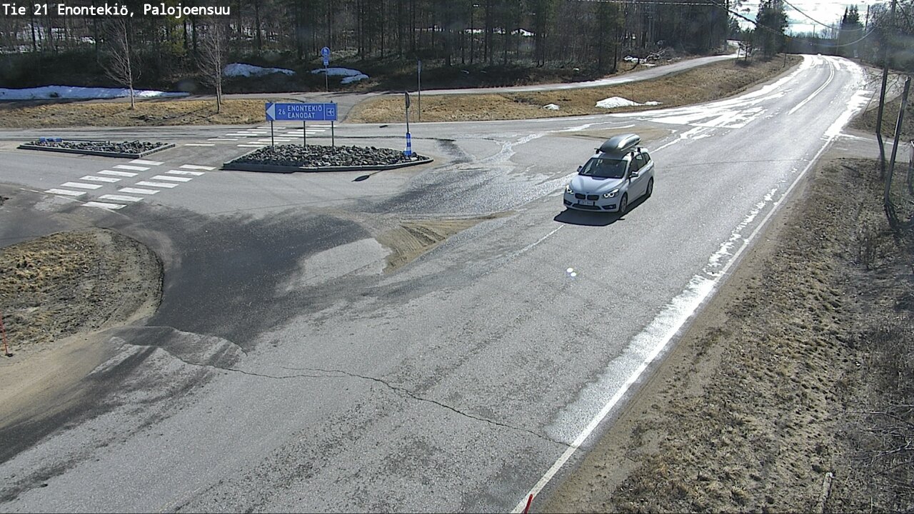 Weather Camera Image Road 21 Enontekiö, Palojoensuu, Enontekiö, Lappi