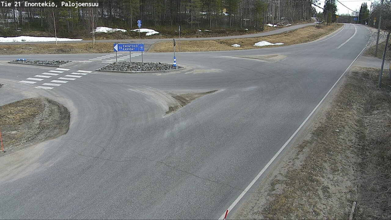 Weather Camera Image Väg 21 Enontekis, Palojoensuu, Enontekiö, Lappi
