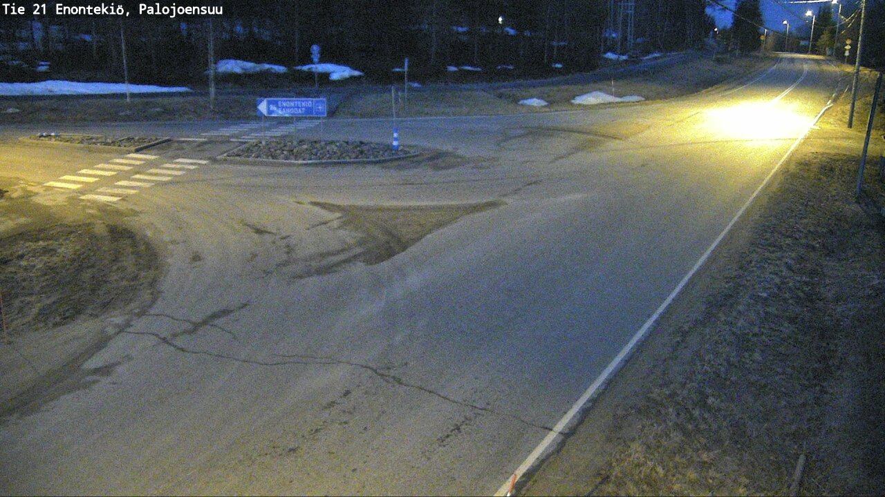 Weather Camera Image Väg 21 Enontekis, Palojoensuu, Enontekiö, Lappi