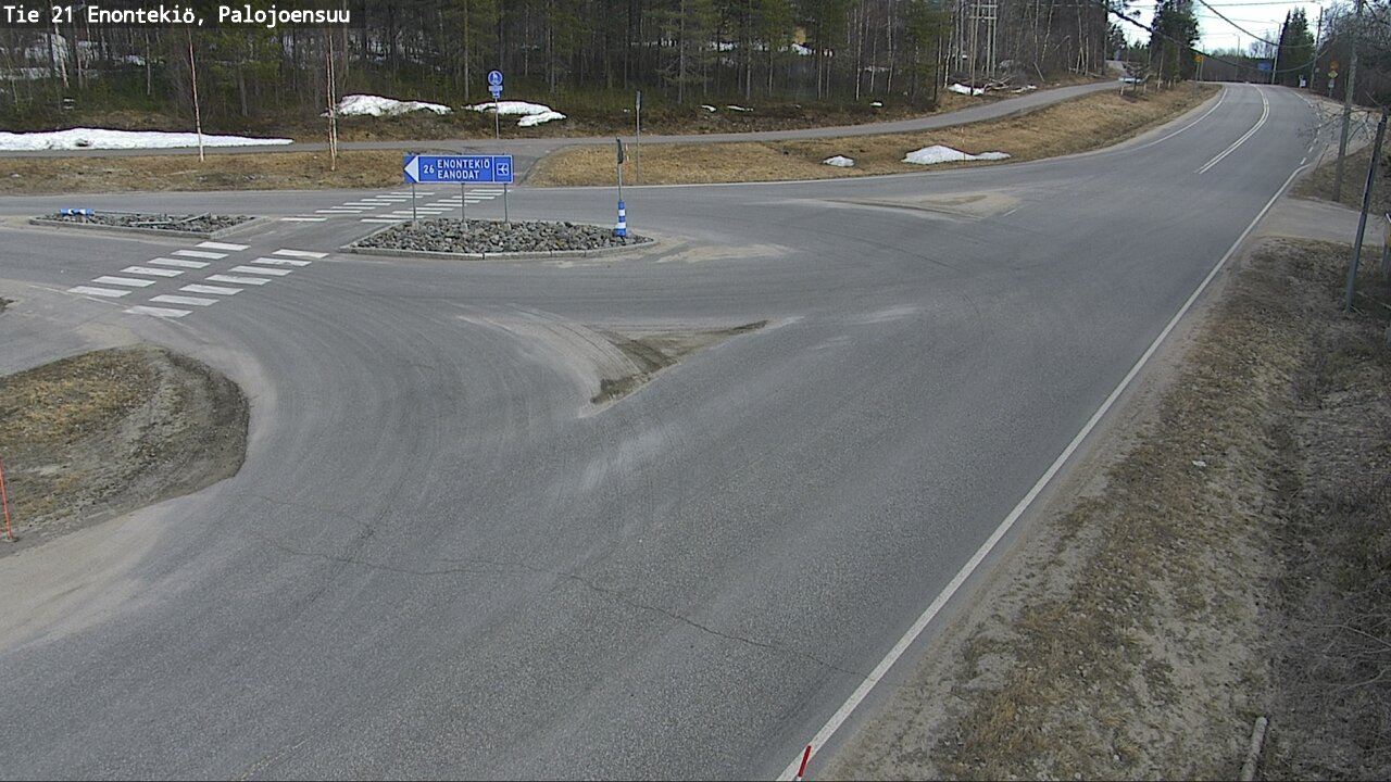 Weather Camera Image Väg 21 Enontekis, Palojoensuu, Enontekiö, Lappi