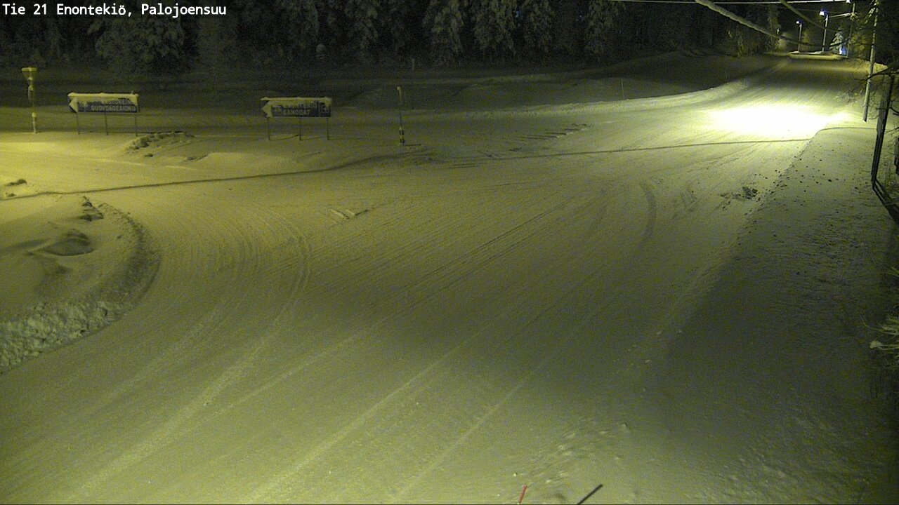 Weather Camera Image Väg 21 Enontekis, Palojoensuu, Enontekiö, Lappi