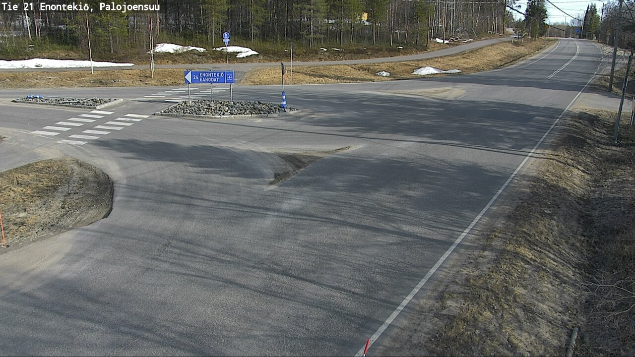 Weather Camera Image Väg 21 Enontekis, Palojoensuu, Enontekiö, Lappi
