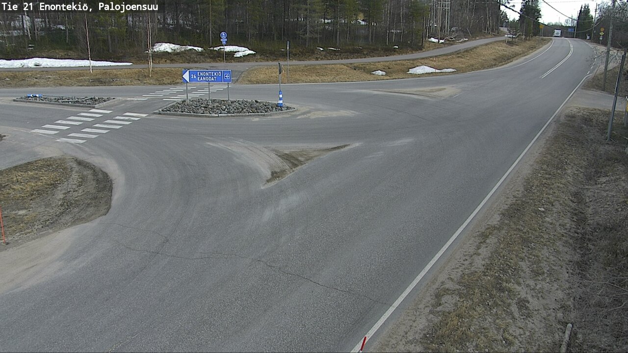Weather Camera Image Väg 21 Enontekis, Palojoensuu, Enontekiö, Lappi