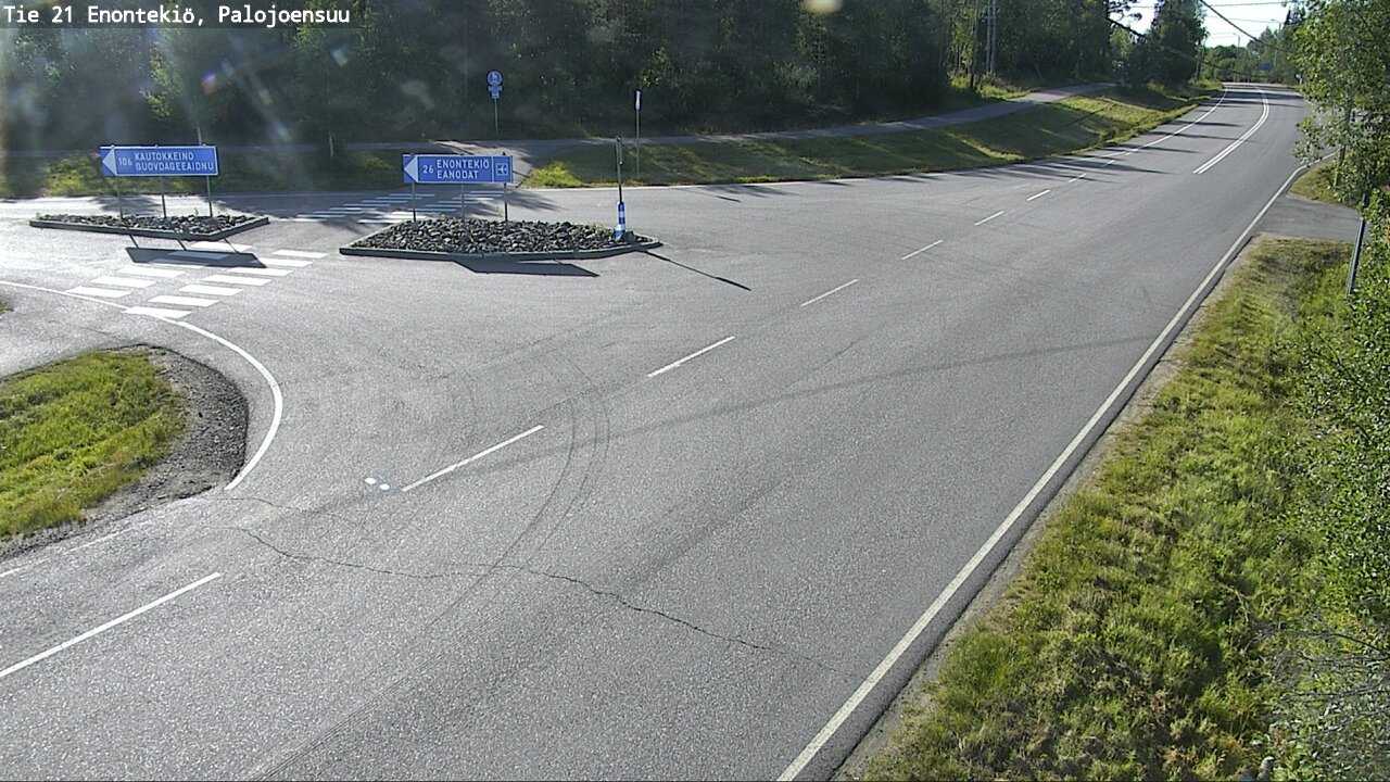 Weather Camera Image Väg 21 Enontekis, Palojoensuu, Enontekiö, Lappi