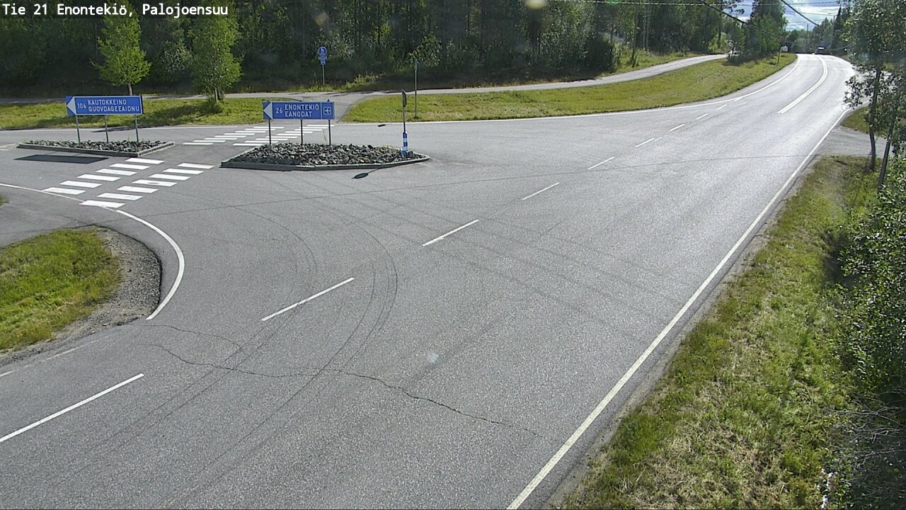 Weather Camera Image Road 21 Enontekiö, Palojoensuu, Enontekiö, Lappi